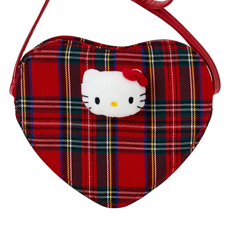 Sanrio Hello Kitty Heart Pochette bag (Tartan)