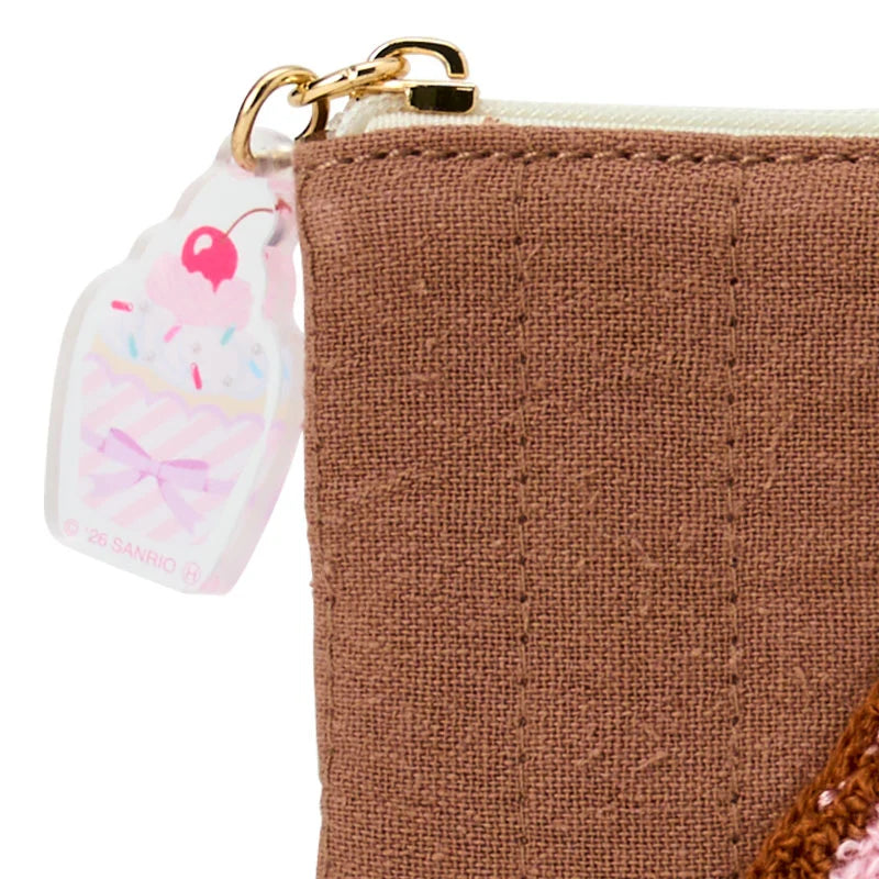 Sanrio Sugarbunnies Sagara Embroidery Kurousa Tissue Pouch (Love Sweets)