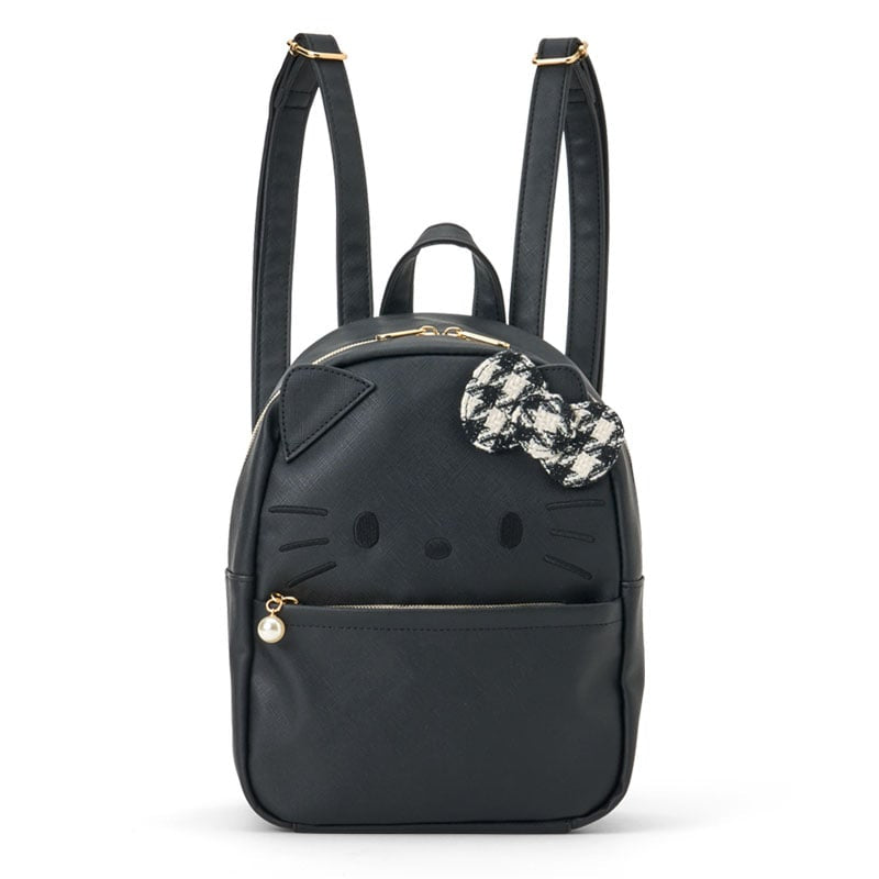 Sanrio Hello Kitty Face-shaped backpack (monochrome girly twin coordinate)