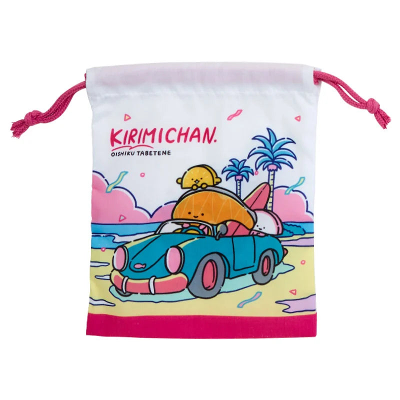 Sanrio Characters Kirimichan & Gudetama Drawstring bag Blind Box (Fes Design)