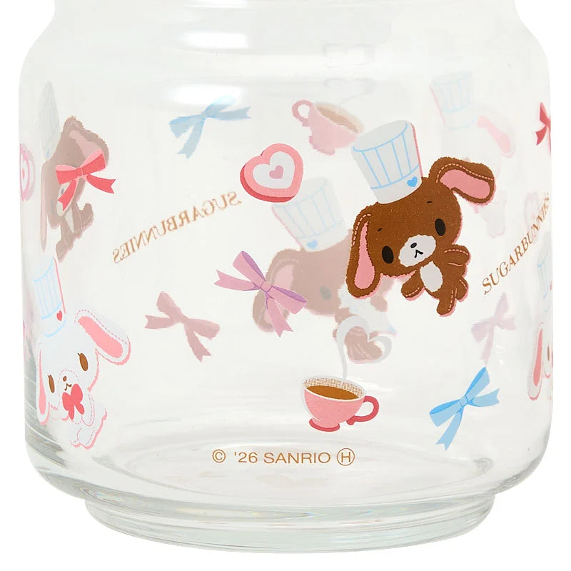 Sanrio Sugarbunnies Glass Canister (Love Sweets)