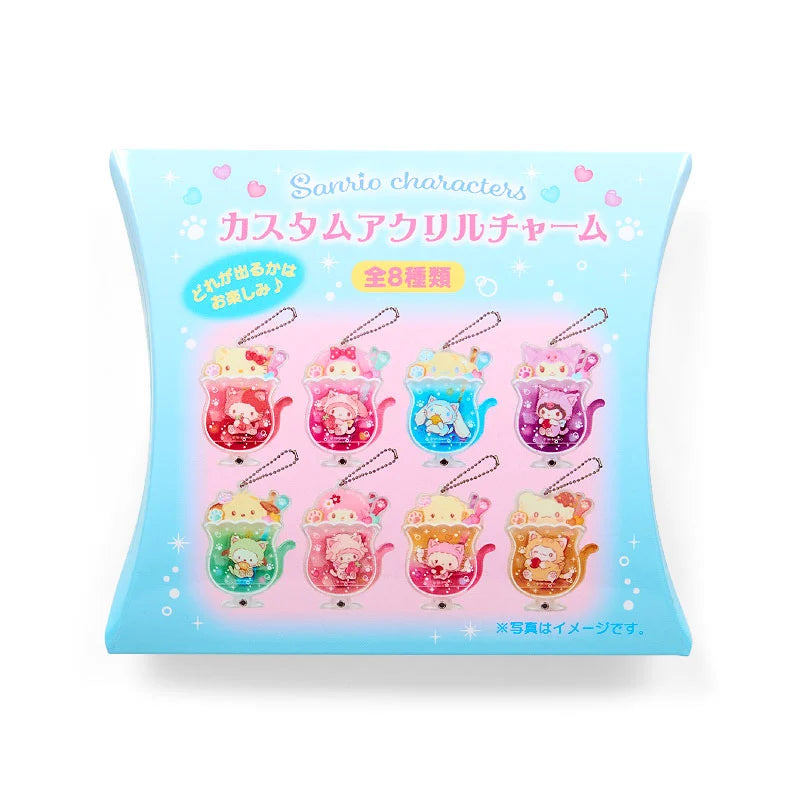 Sanrio Characters Custom Acrylic Charm Blind Box (Cat Soda Design)