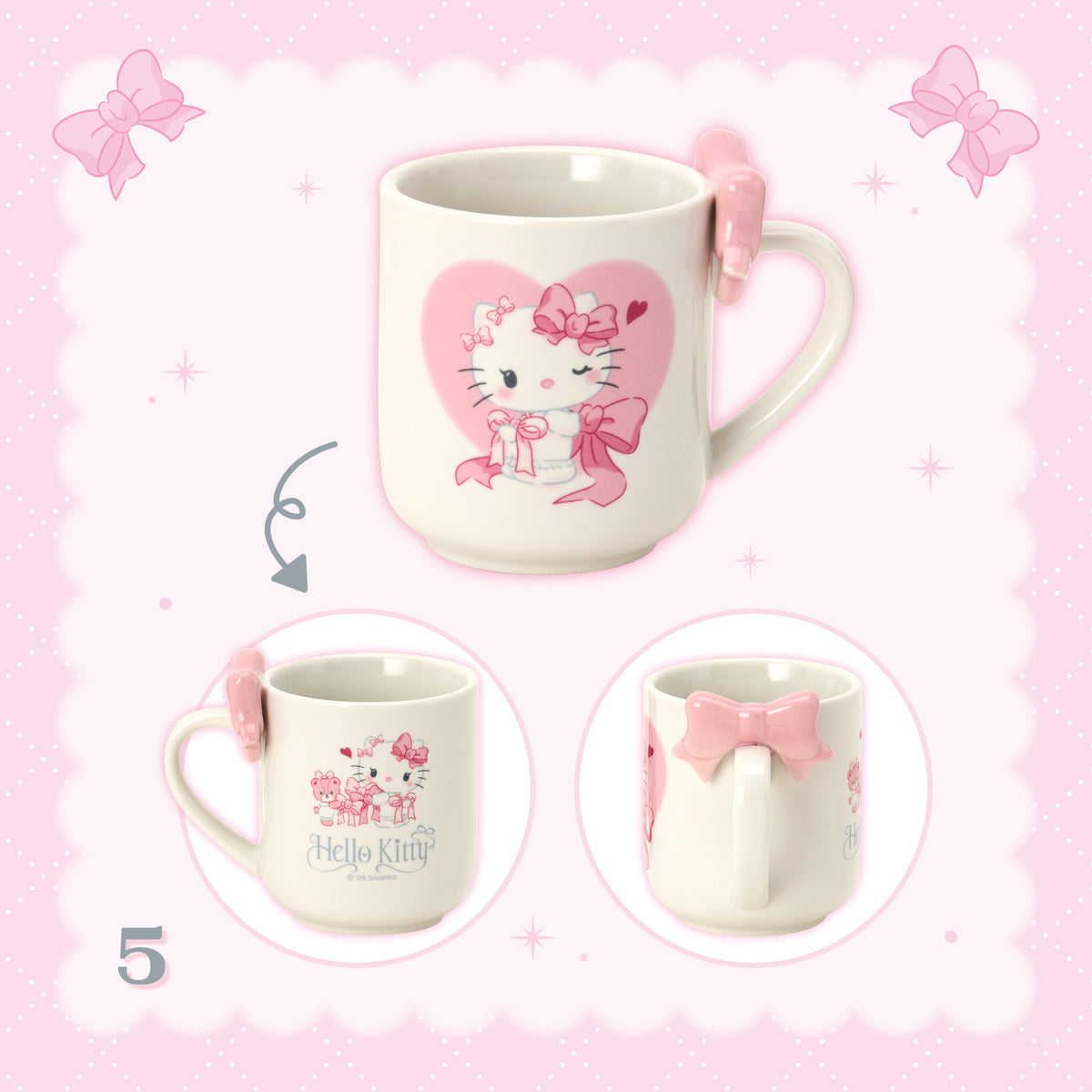 Sanrio Hello Kitty Mug Cup (Hello Kitty’s favorite)