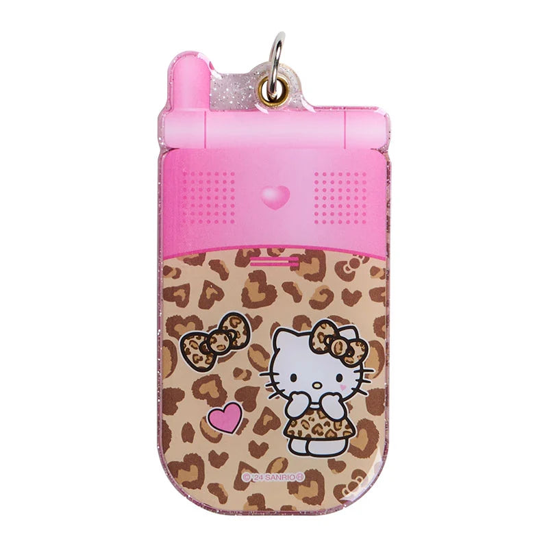 Sanrio Hello Kitty Slide Galaxy Keychain (Leopard)