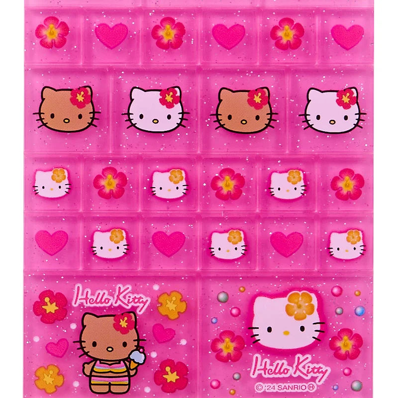 Sanrio Hello Kitty 90s tile sticker (hibiscus)