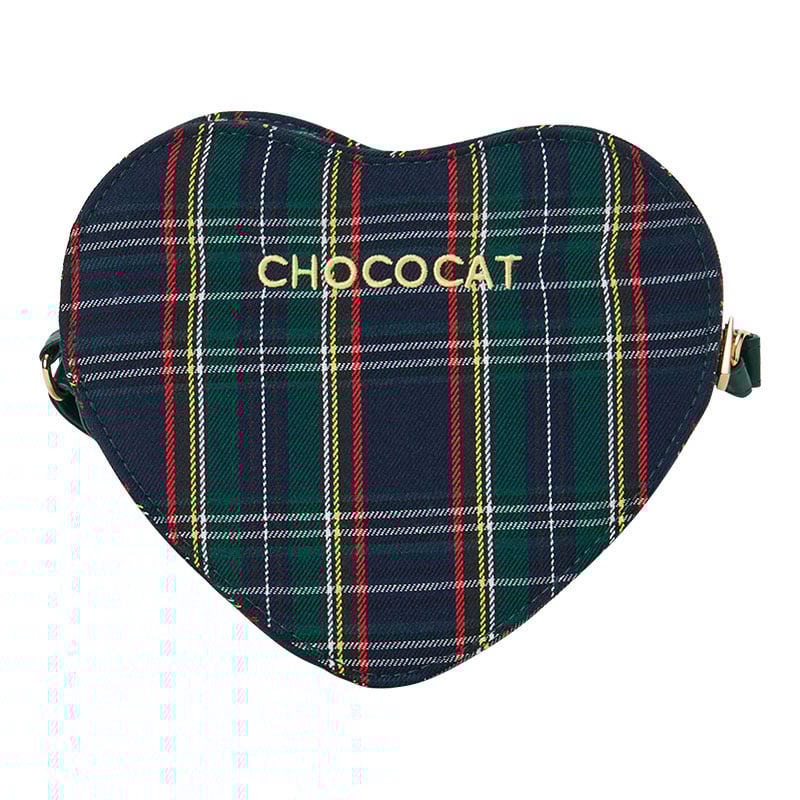 Sanrio Chococat Heart Pochette bag (Tartan)