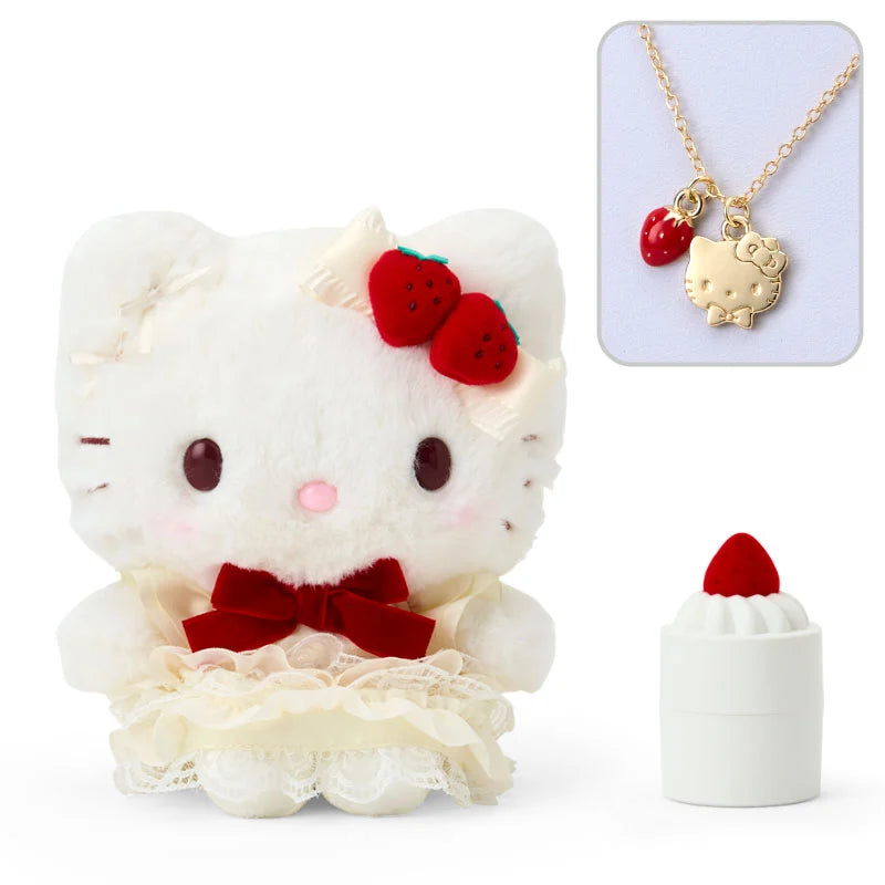 Sanrio Stuffed toy & necklace (shortcake)