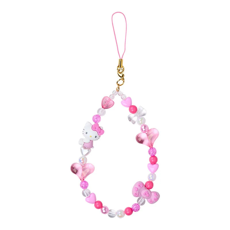 Sanrio Hello Kitty 90s phone strap (leopard) Pink