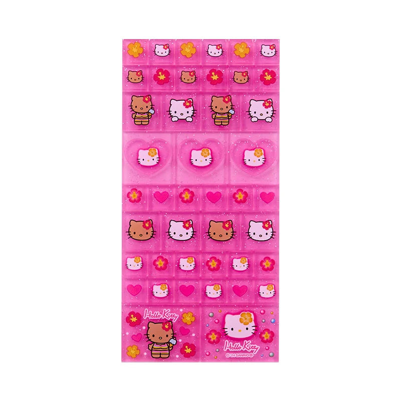 Sanrio Hello Kitty 90s tile sticker (hibiscus)