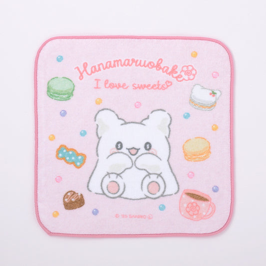 Sanrio Hanamaruobake (I love sweets) Hand Towel