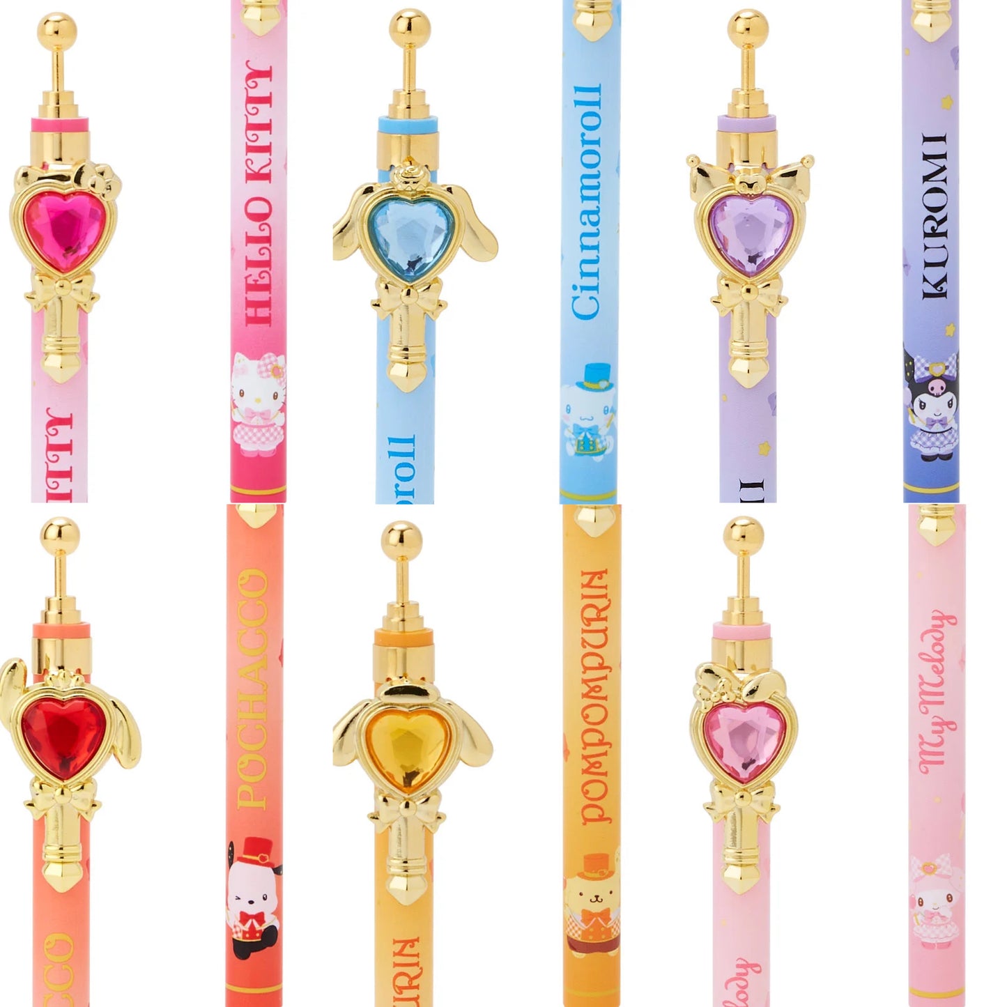 Sanrio Ballpoint pen with stones (I'll make you like it more)
