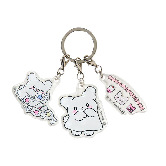Sanrio Hanamaruobake Pink acrylic keychains (Pastel Sweets Pop)