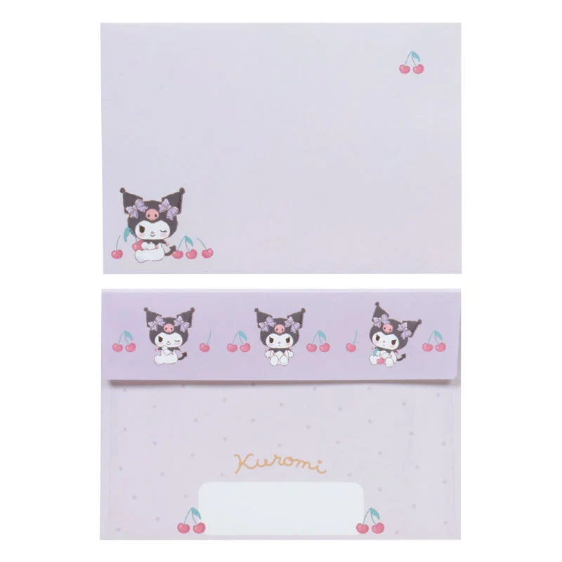 Sanrio Kuromi Character-shaped letter set
