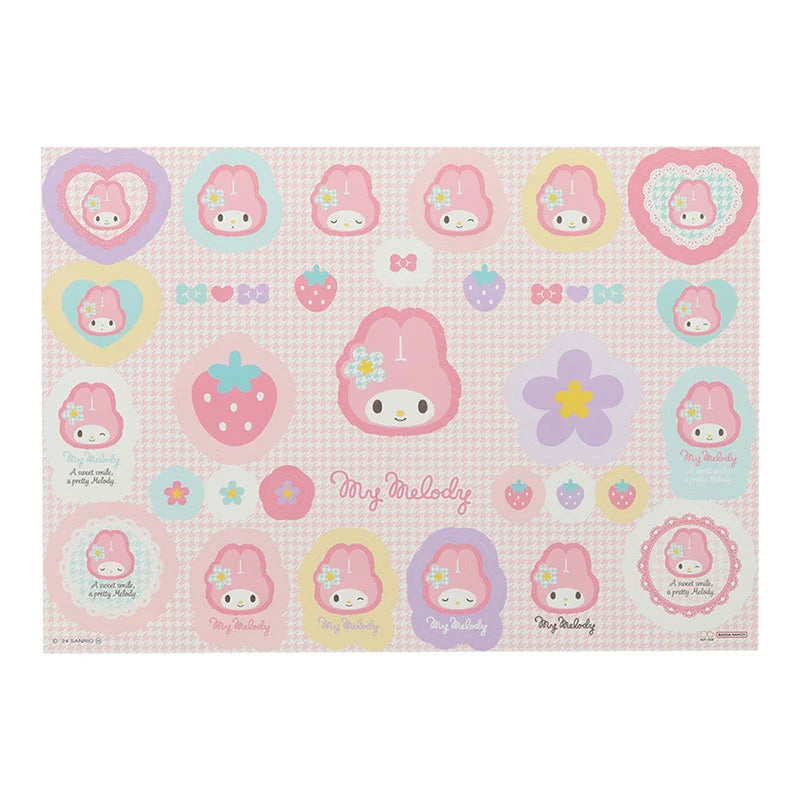Sanrio Characters Heisei retro A5 clear file & sticker set (Y2K)