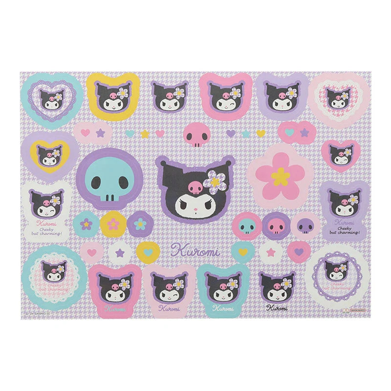 Sanrio Characters Heisei retro A5 clear file & sticker set (Y2K)
