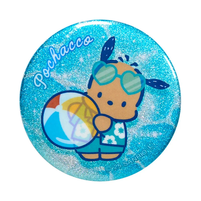 Sanrio Characters Glitter Can Badge Blind Box (Night Party)