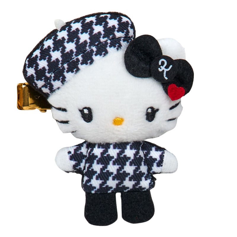 Sanrio Hello Kitty Hair clip set (monochrome girly twin coordinate)