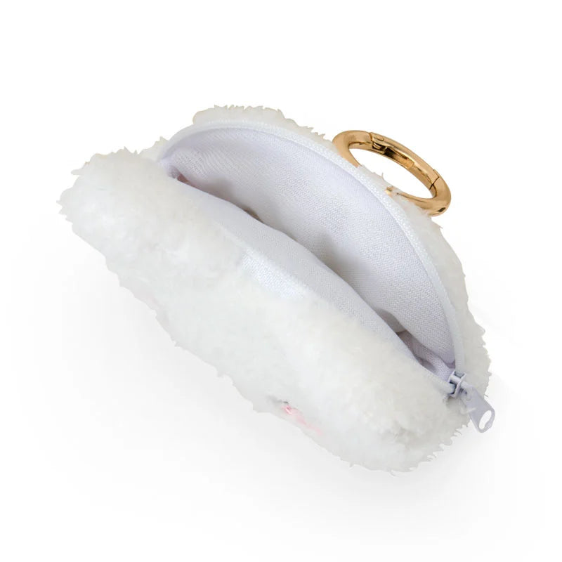 Sanrio Hanamaruobake Soft glowing Mini face pouch with carabiner (smile)