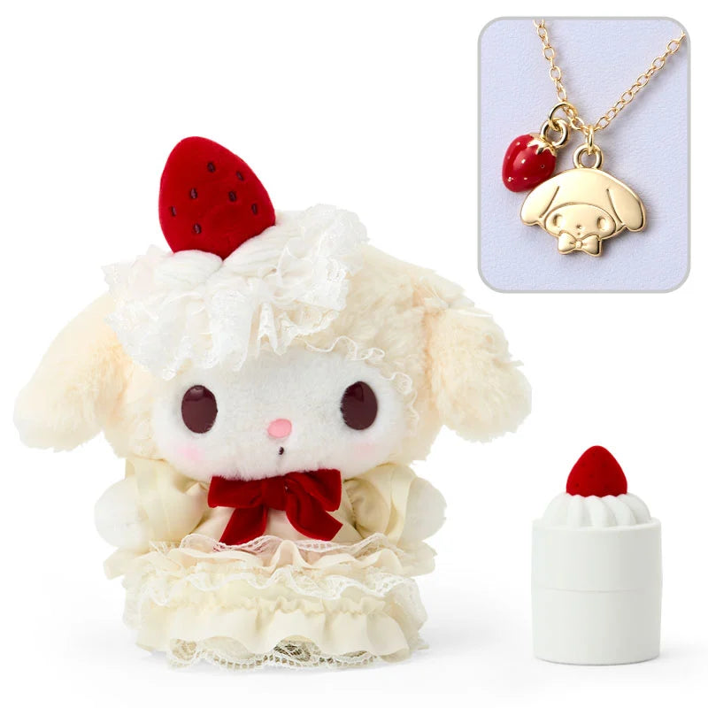 Sanrio Stuffed toy & necklace (shortcake)