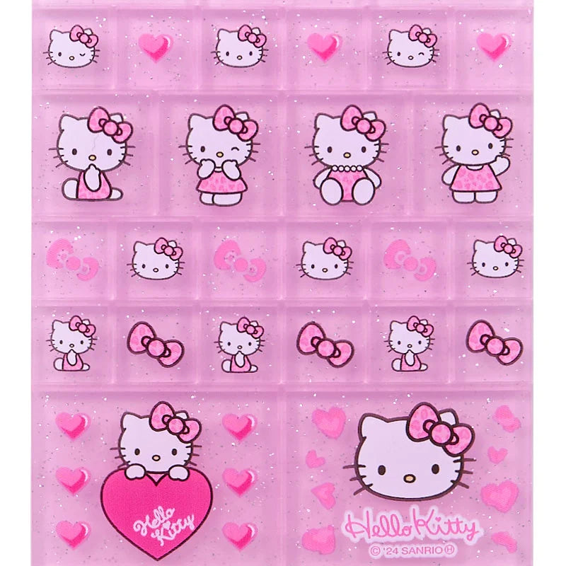 Sanrio Hello Kitty 90s tile sticker (leopard) pink