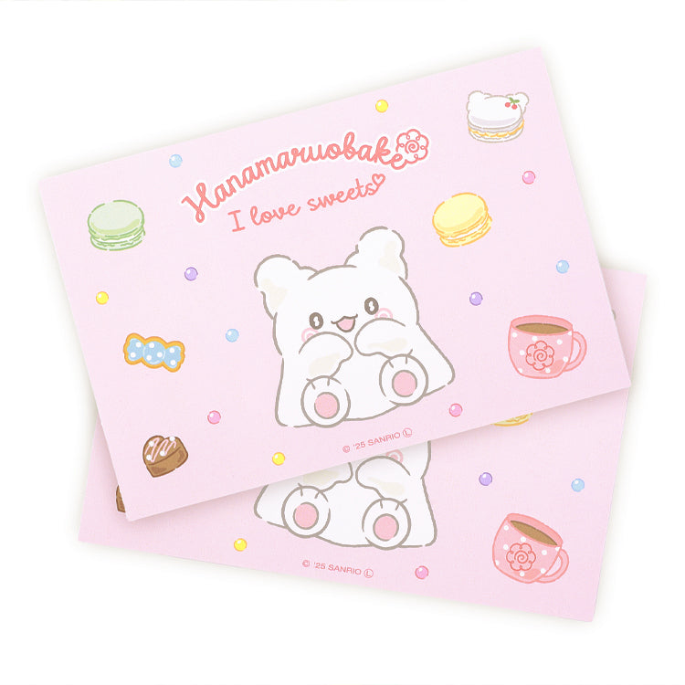 Sanrio Hanamaruobake (I love sweets) Set of 2 postcards