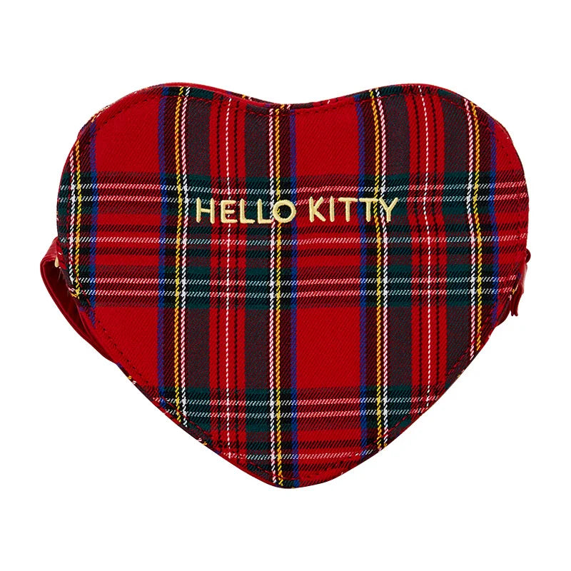 Sanrio Hello Kitty Heart Pochette bag (Tartan)
