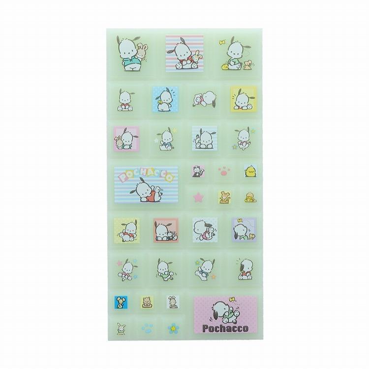 Sanrio Characters Heisei retro tile-shaped sticker (Y2K)