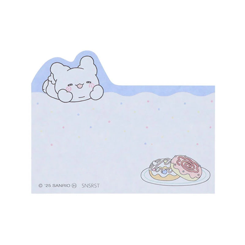 Sanrio Hanamaruobake Blue Block sticky notes (Pastel Sweets Pop)