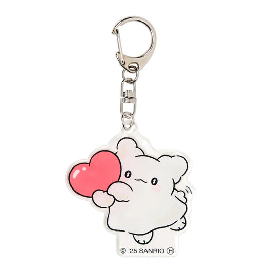 Sanrio Hanamaruobake Acrylic keychain (Heart)