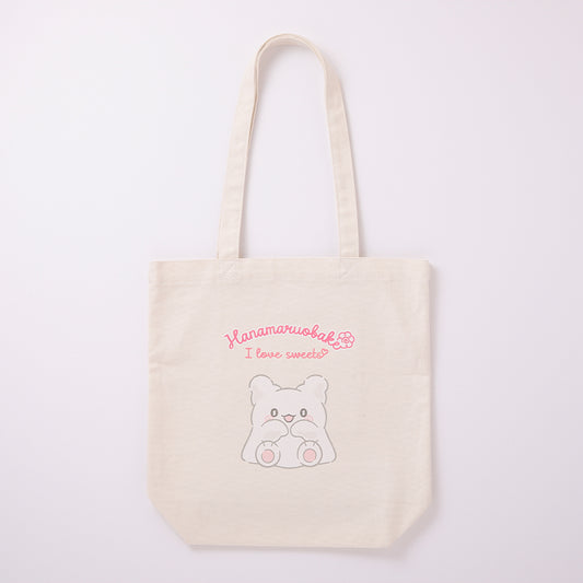 Sanrio Hanamaruobake (I love sweets) Canvas tote