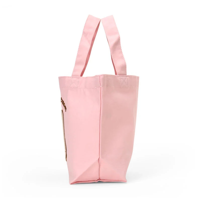 Sanrio Marroncream Pink Applique Lunch Tote Bag