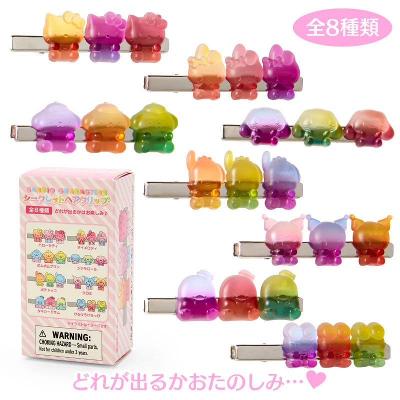 Sanrio Characters Hair Clip Blind Box(Gummy Candy)