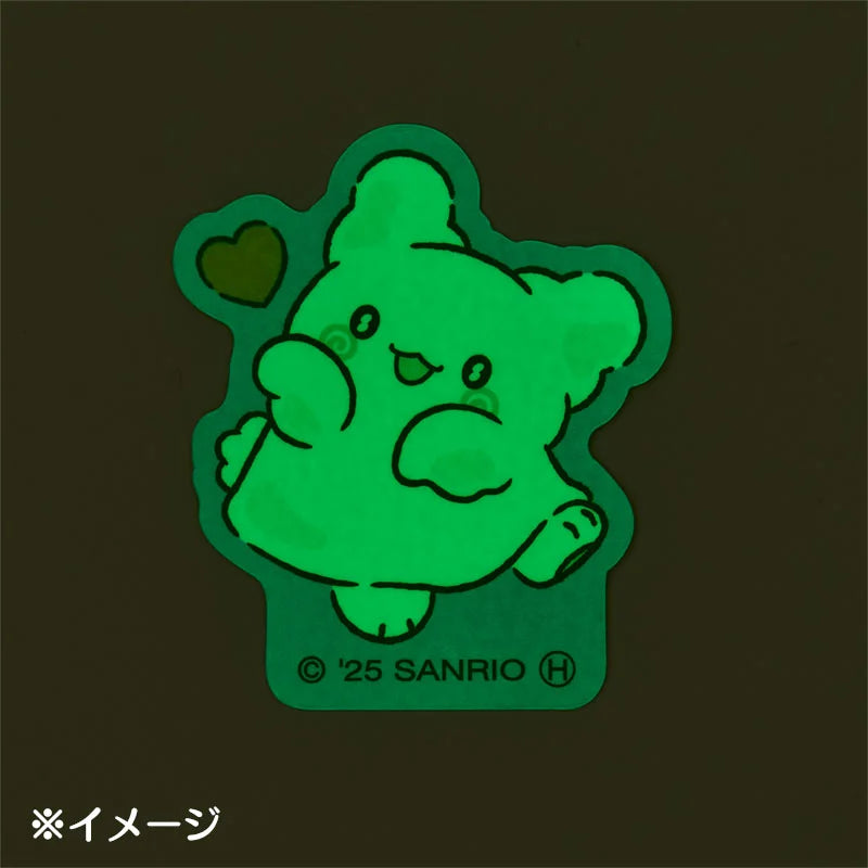 Sanrio Hanamaruobake Luminous sticker (Hanamaru)