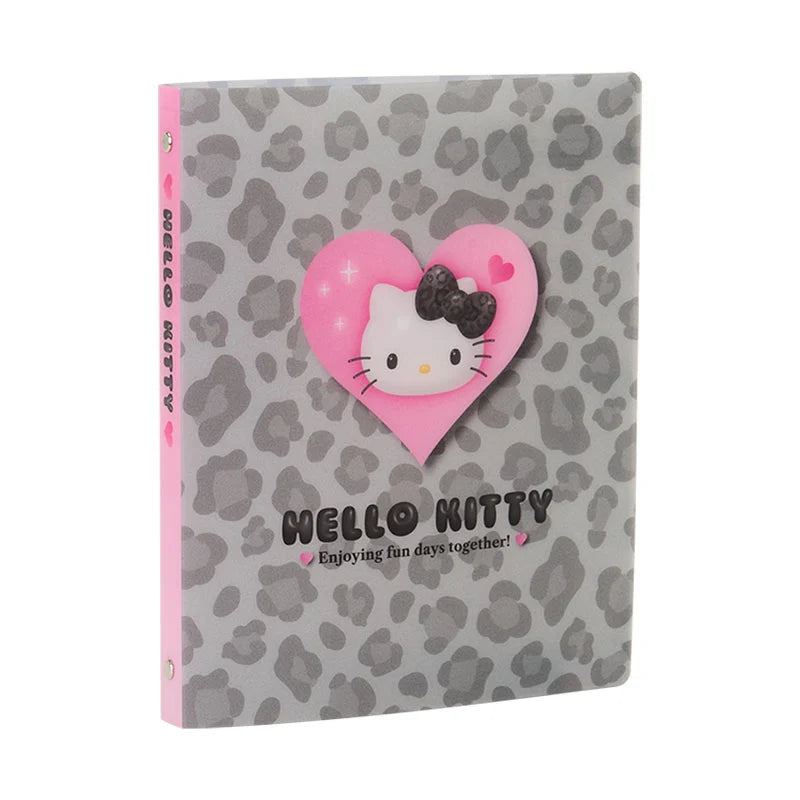 Sanrio Characters Pen Case / Loose leaf Binder (Monotone Animal)