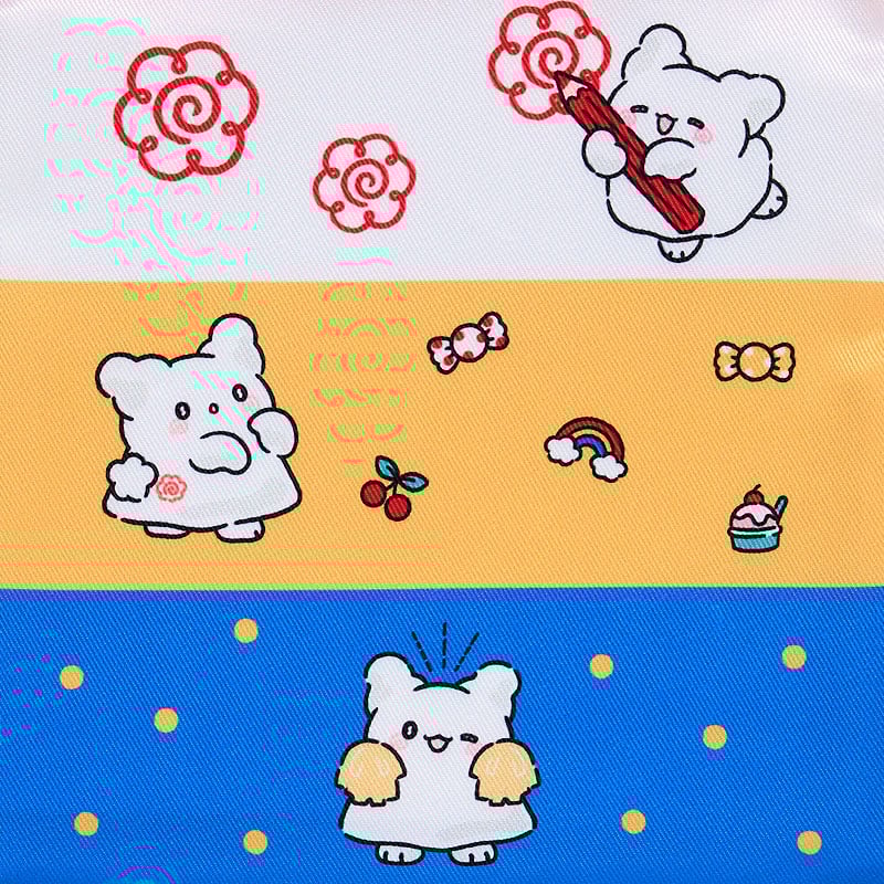 Sanrio Hanamaruobake Drawstring Bag (Blue)