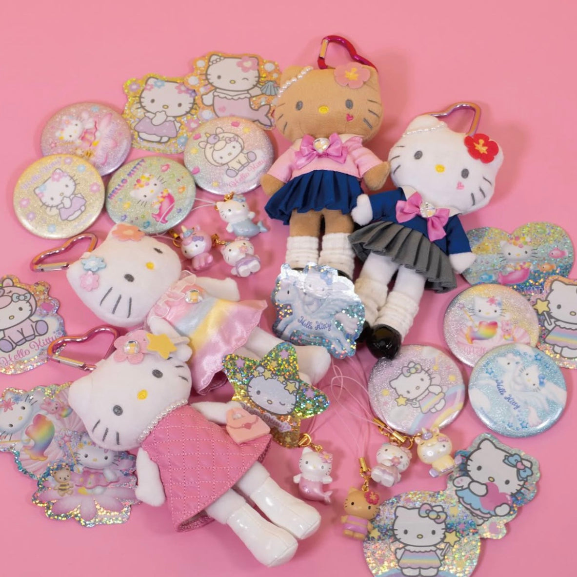 Sanrio Hello Kitty Trading Glitter Sticker Blind Box
