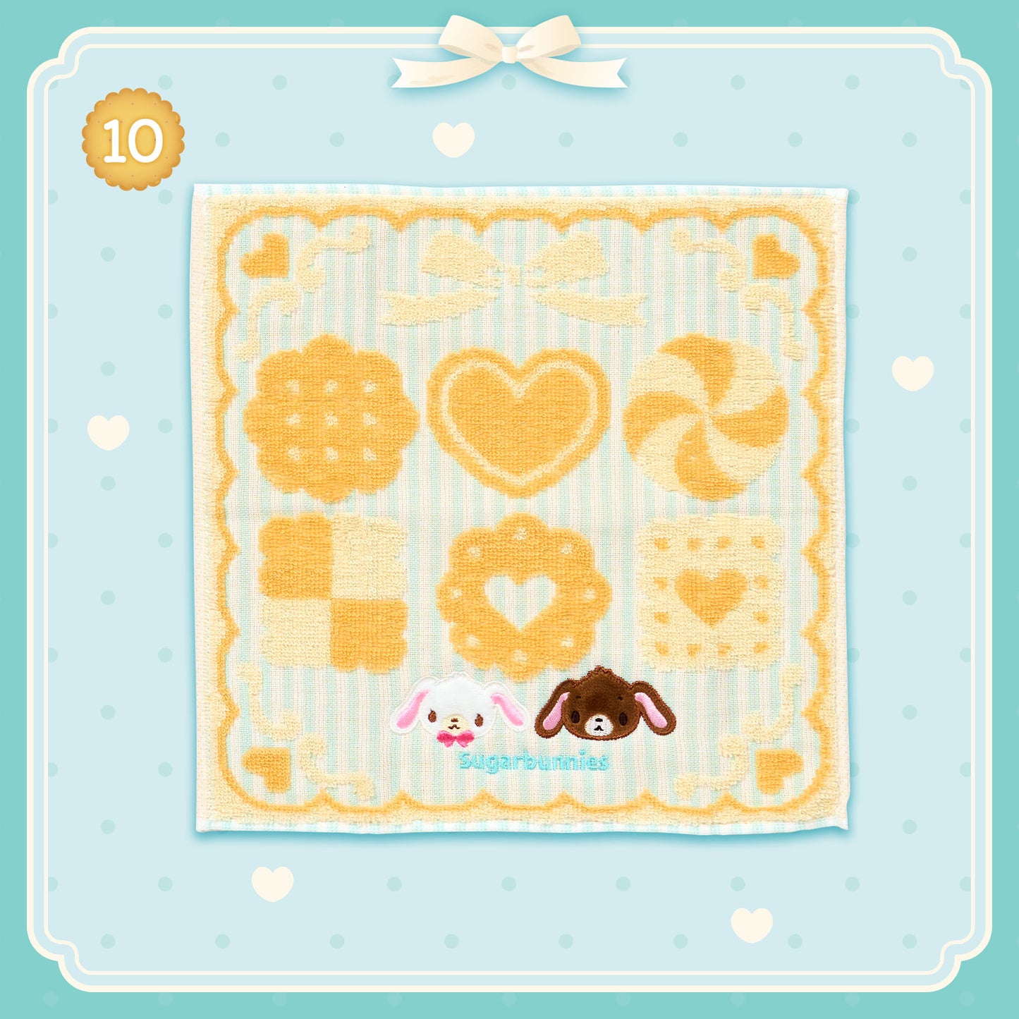 Sanrio Sugarbunnies Petit towel (Biscuit)