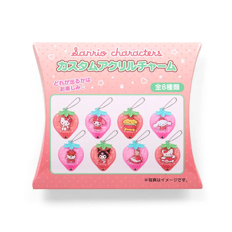 Sanrio Characters Custom Acrylic Charm Blind Box (Strawberry design)