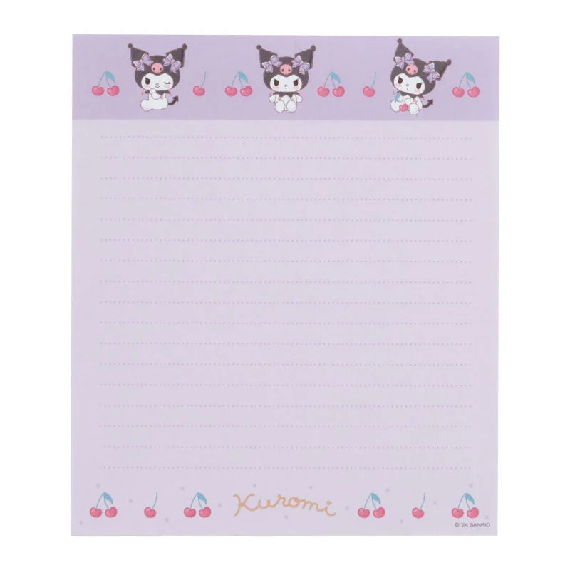 Sanrio Kuromi Character-shaped letter set