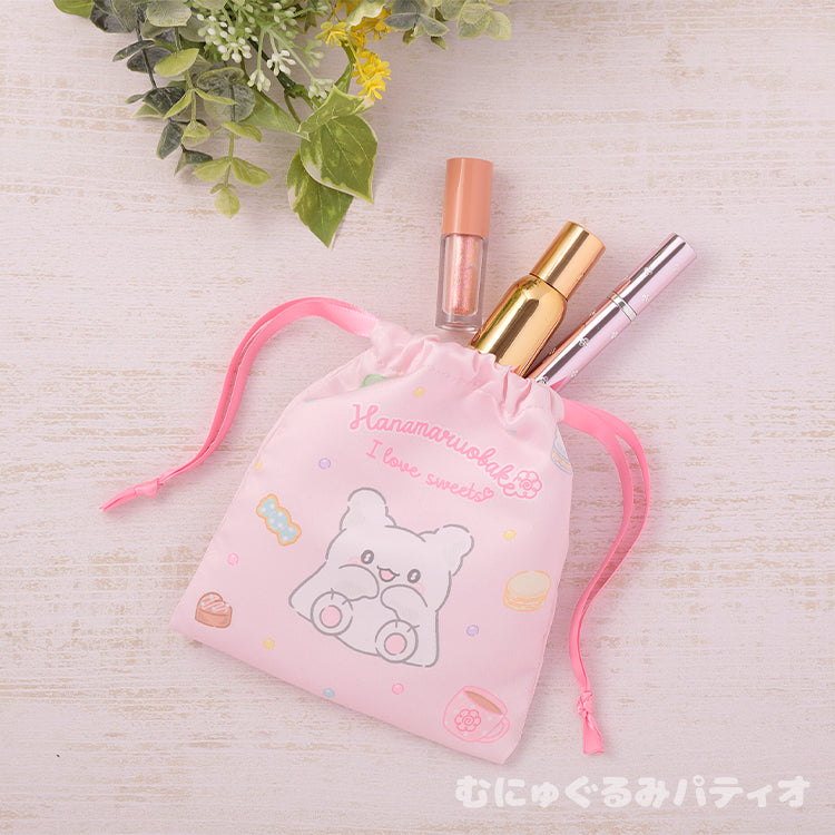 Sanrio Hanamaruobake (I love sweets) Mini Drawstring