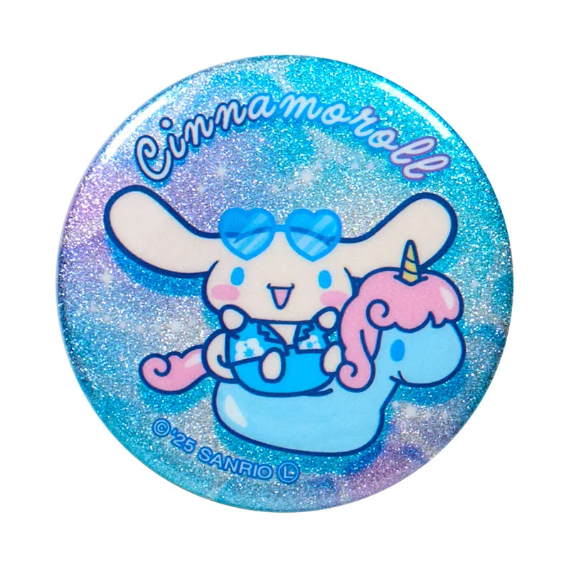 Sanrio Characters Glitter Can Badge Blind Box (Night Party)