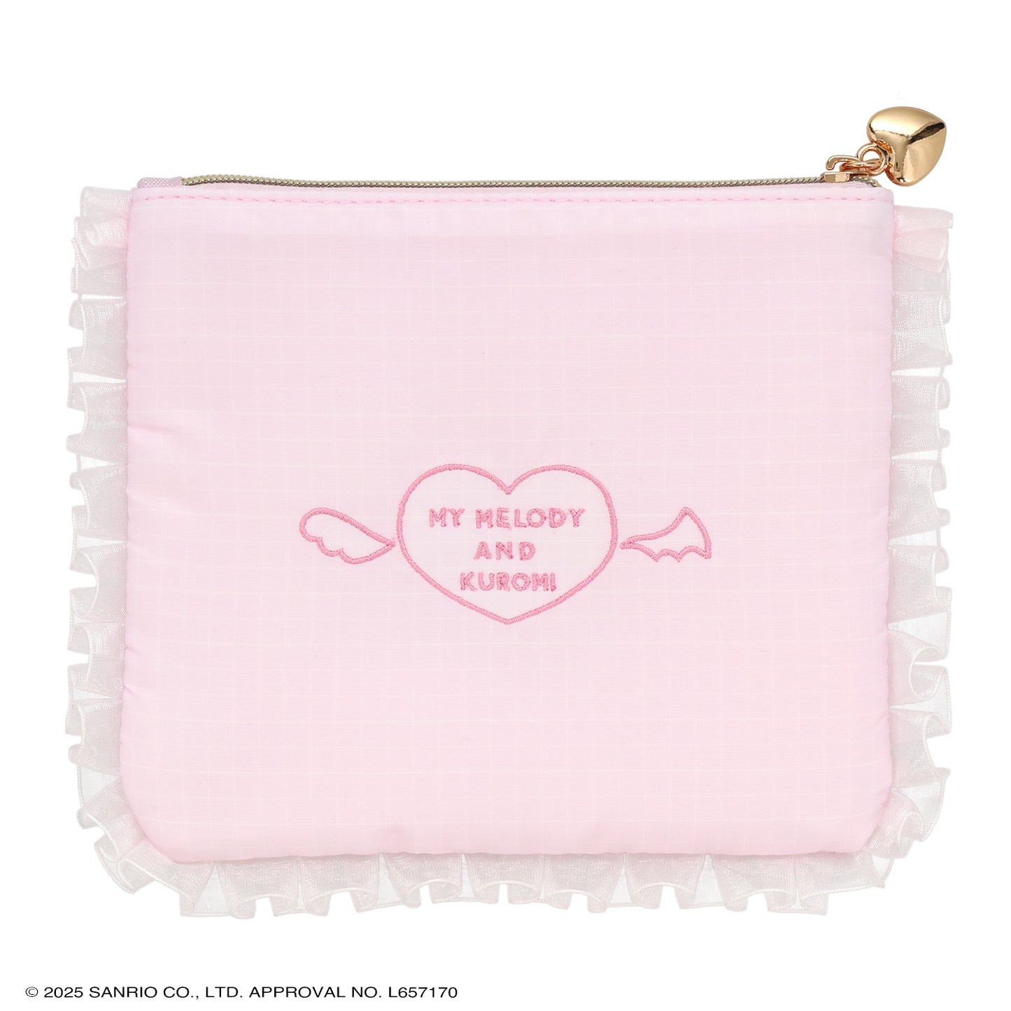 Sanrio Kuromi & My Melody Flat Pouch (Angel and Devil)