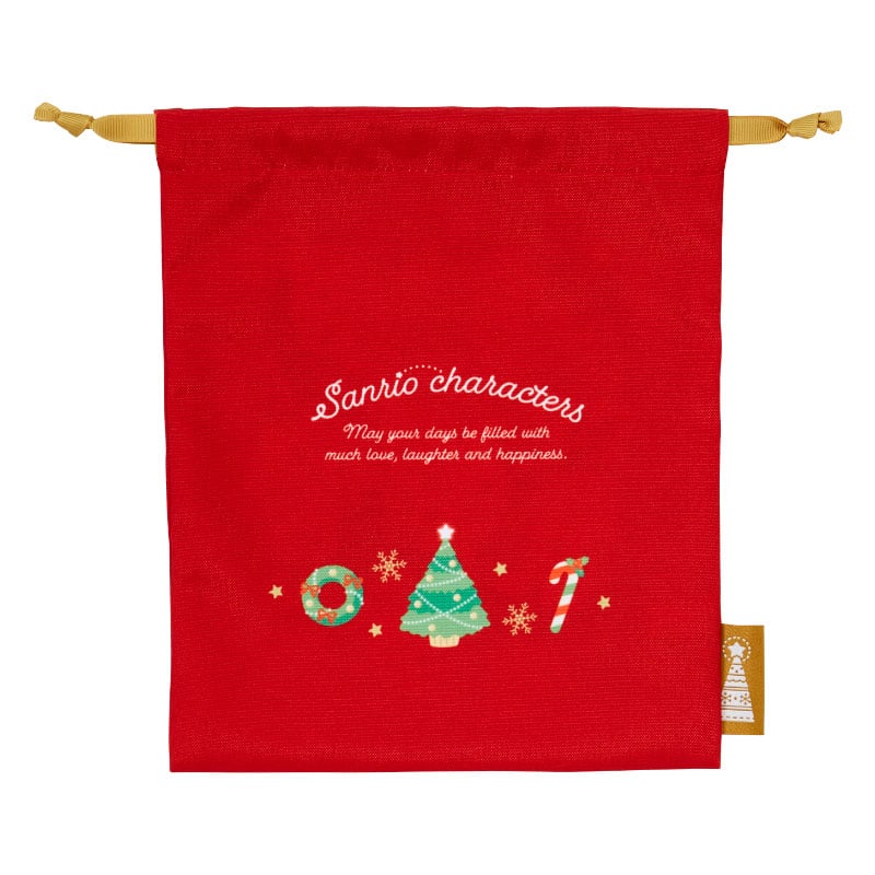 Sanrio Characters Drawstring set (Christmas)