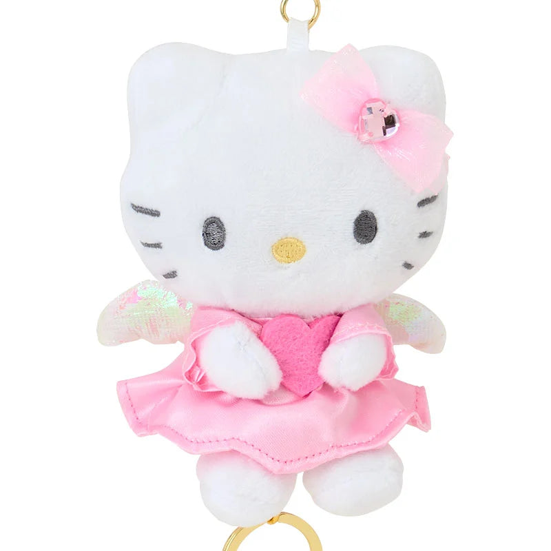 Sanrio Hello Kitty Mascot holder with reel (angel)