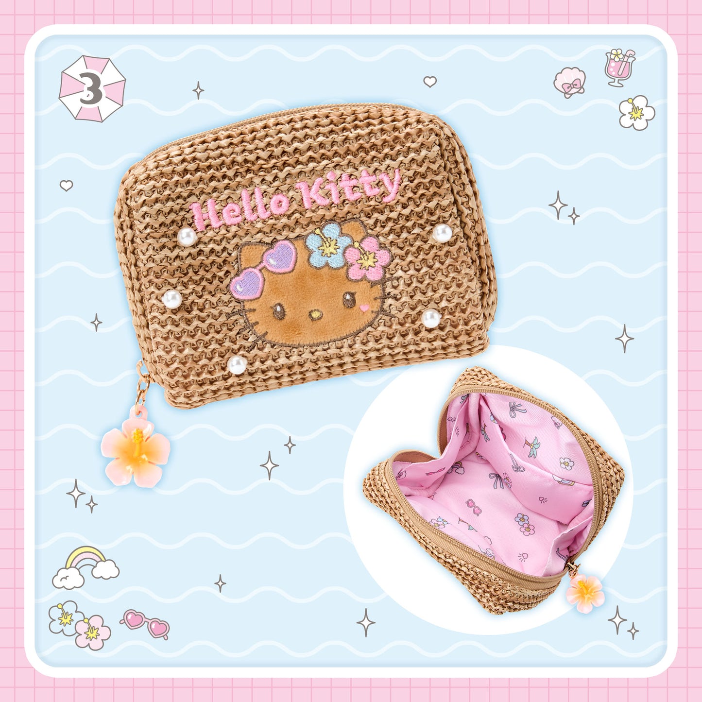 Sanrio Pouch (Kirameki Summer Pool)