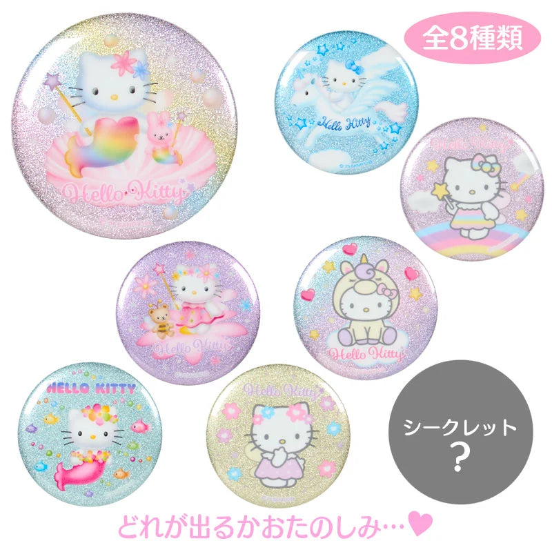 Sanrio Hello Kitty Trading Glitter Badge Blind Box