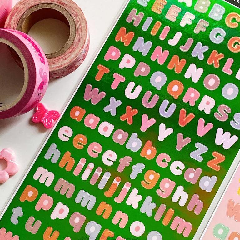 Aurora Alphabet Sticker