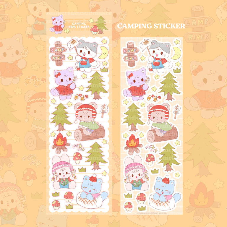 Camping Sticker