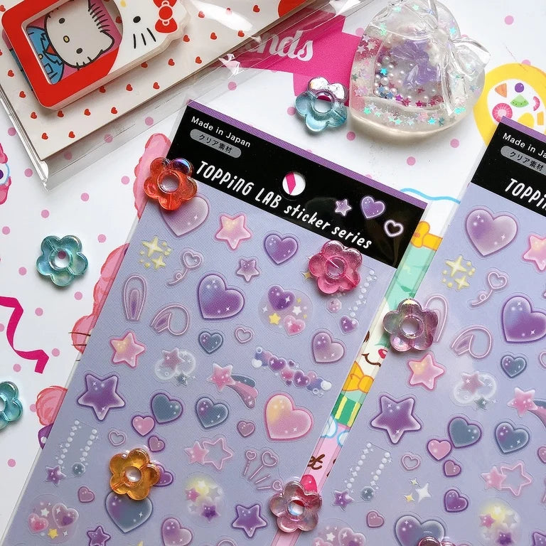 Kira Kira Heart (purple) Sticker