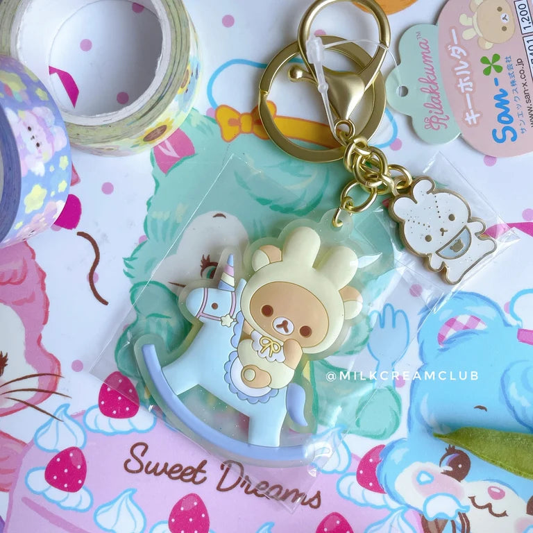 San-X Rilakkuma Usausa Baby Unicorn Keyholder (Limited)